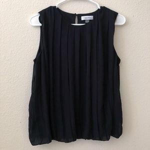 Calvin Klein Pleated Sleeveless Top